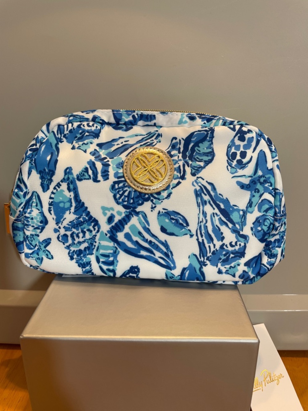 Lilly Pulitzer Jeanie Belt Bag Resort White Shell Collector NWT